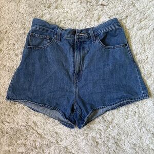 Levi’s High Rise Mom Denim Shorts